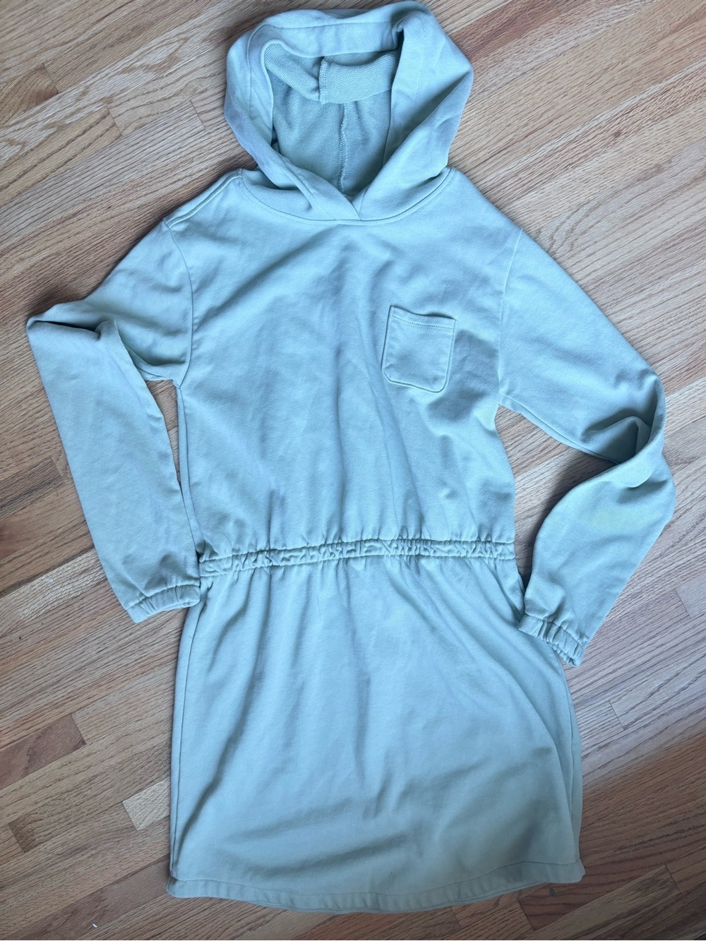 CrewCuts size 14 Light Sage Hooded terry cloth beach dress hoodie